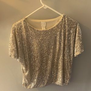 COPY - Sequin tee H&M